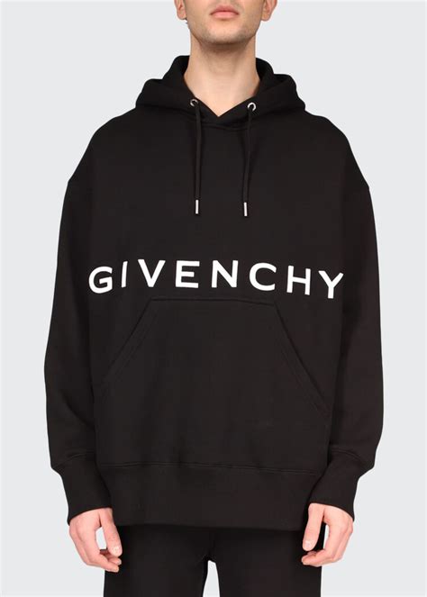 givenchy label printed hoodie|givenchy hoodie men's sale.